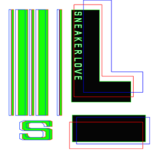 Sneakerlove logo trademarked neon gren 3d outlines2 0testresize